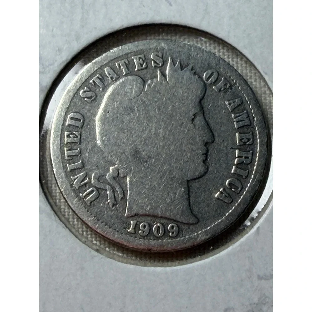 Lot of 6 Barber Silver Dimes 1902-O 1905-S 1909 1911 1912-S 1914-P US Coins